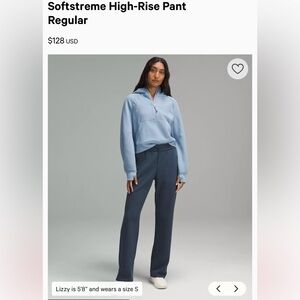 Lululemon Softstreme High-Rise Pants